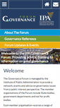 Mobile Screenshot of governance.ie