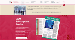 Desktop Screenshot of governance.com.au